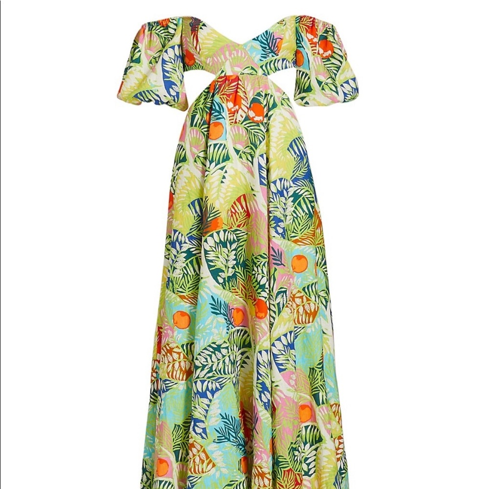 Staud coliseum maxi cutout dress ✨